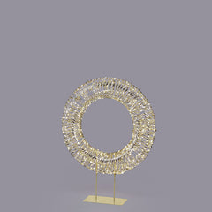 EDG - Enzo De Gasperi Corona LED con Base – 720 Microled Luce Calda H90 cm