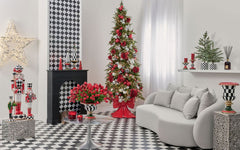 Cono Topiary Scacchi in Poliresina H45 x Ø14 cm - EDG Enzo De Gasperi