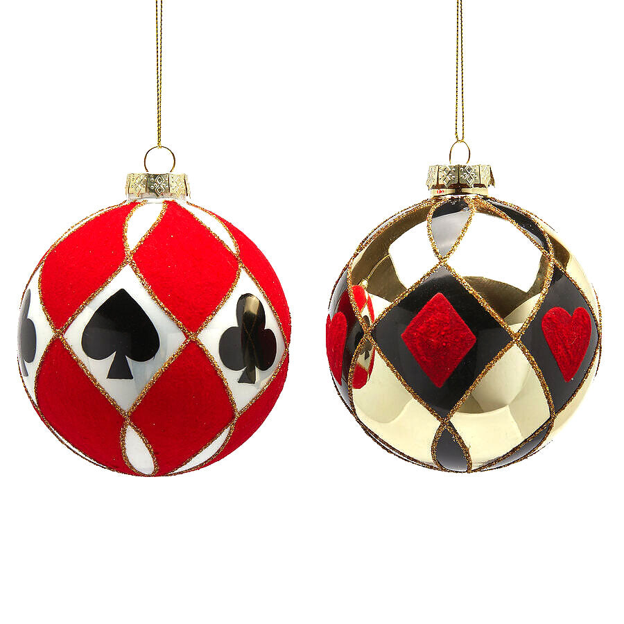 Palla Carte Ø10 cm 2 Colori Assortiti EDG - Enzo De Gasperi