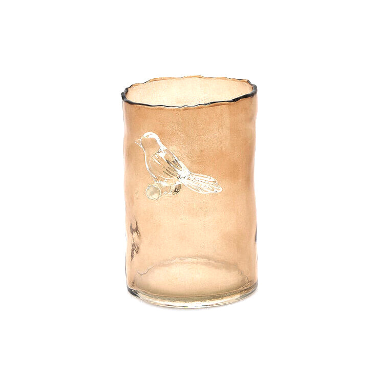 Vaso Vetro Cilindro Scoiattolo H15 D10 Marrone – EDG Enzo De Gasperi