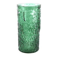 Vaso Gufo in Vetro Verde H28 D14 – EDG Enzo De Gasperi