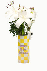 Vaso in Ceramica Snoopy Love is in Bloom Yellow – Blogo Design