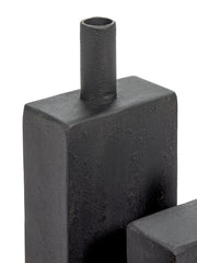 Vaso Moro in Metallo Nero H23 Cm – Design Antonino Sciortino per Serax