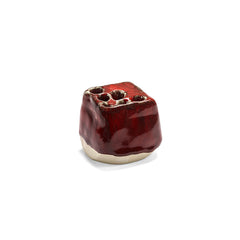 Vaso Rosso Pique-Fleurs H8 Cm in ceramica – Design Antoine Vandewoude per Serax