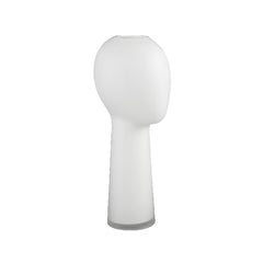 Vaso Adali White H40 | Vaso in vetro a forma di testa umana astratto - 705928