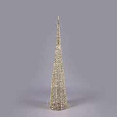 EDG Enzo De Gasperi Albero Cono Led Stripes 2400 MicroLed H210 D40 Oro - 6300021A010