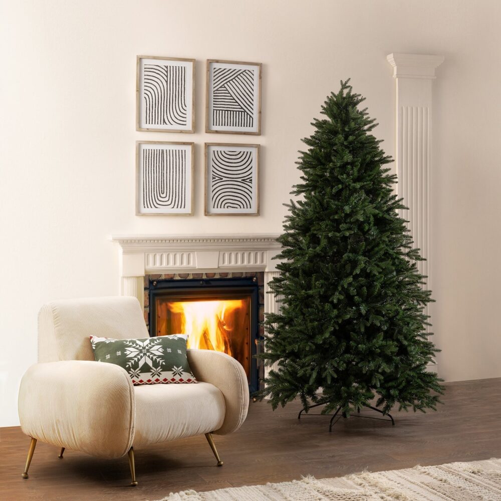 Albero di Natale Pino Cristallo H 210 CM EDG -Enzo De Gasperi  - 6900011A700