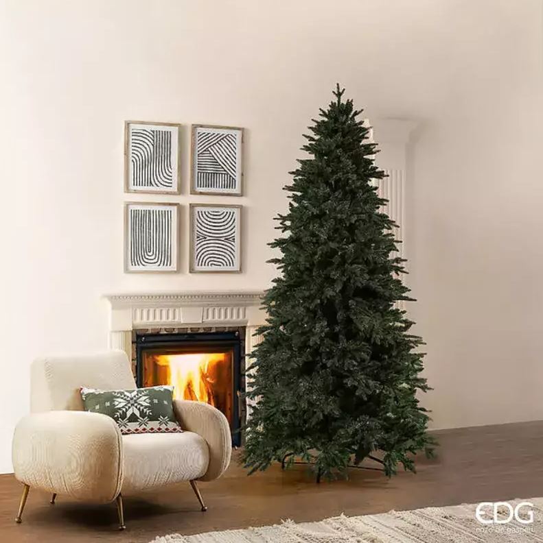 Albero di Natale Pino Cristallo H 240 CM EDG -Enzo De Gasperi  - 6900012A700