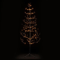 Albero di Faggio Luminoso H180CM Slim con 384 Led : Decorazione Luminosa - 682361