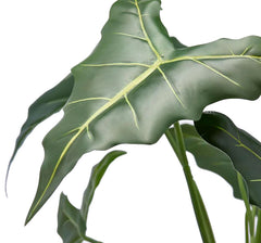 Pianta di Alocasia Artificiale Con Vaso H58 - 232930