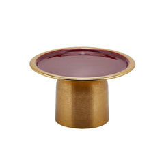 Alzata Charm in metallo smaltato rosso granato H14XD25 - 601514