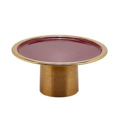 Alzata Charm in metallo smaltato rosso granato H14XD29 - 601513