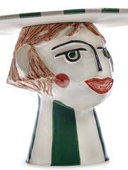 Alzata per Torta Tarte de Bobonne Bianco e Verde L – Marie Michielssen Per Serax