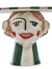 Alzata per Torta Tarte de Bobonne Bianco e Verde L – Marie Michielssen Per Serax