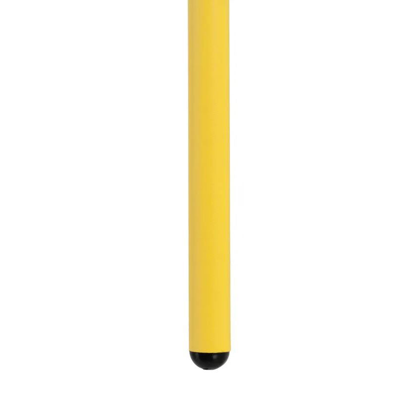 Amarillo - Sedia Impilabile in Polipropilene Giallo con Struttura in Metallo L43 X P42 X H79 CM - 606282