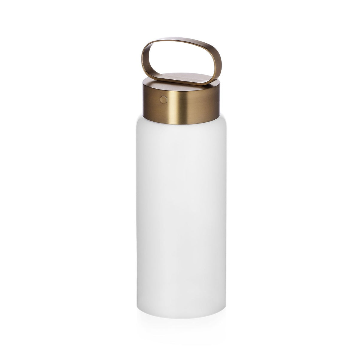 Lampada Ichendorf Andon Wireless &ndash; Vetro Bianco e Alluminio Oro - 09390011