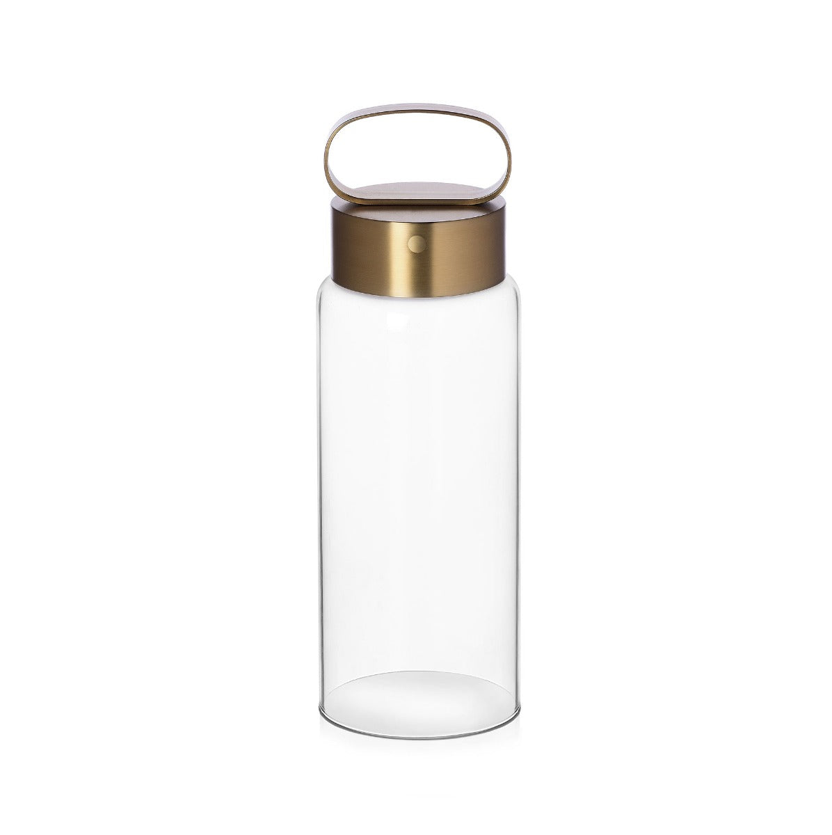 Lampada Ichendorf Andon Wireless &ndash; Vetro Trasparente e Alluminio Oro - 09390013