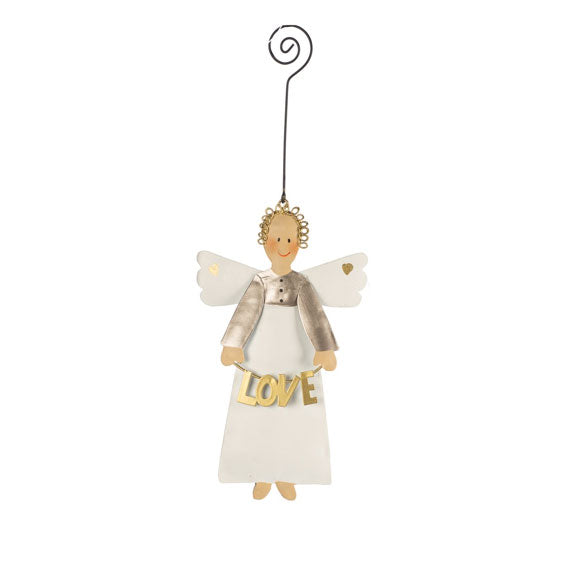 Baden Collection Decoro Angelo Love | Decori natalizi da appende a forma di angelo - 1248568-L