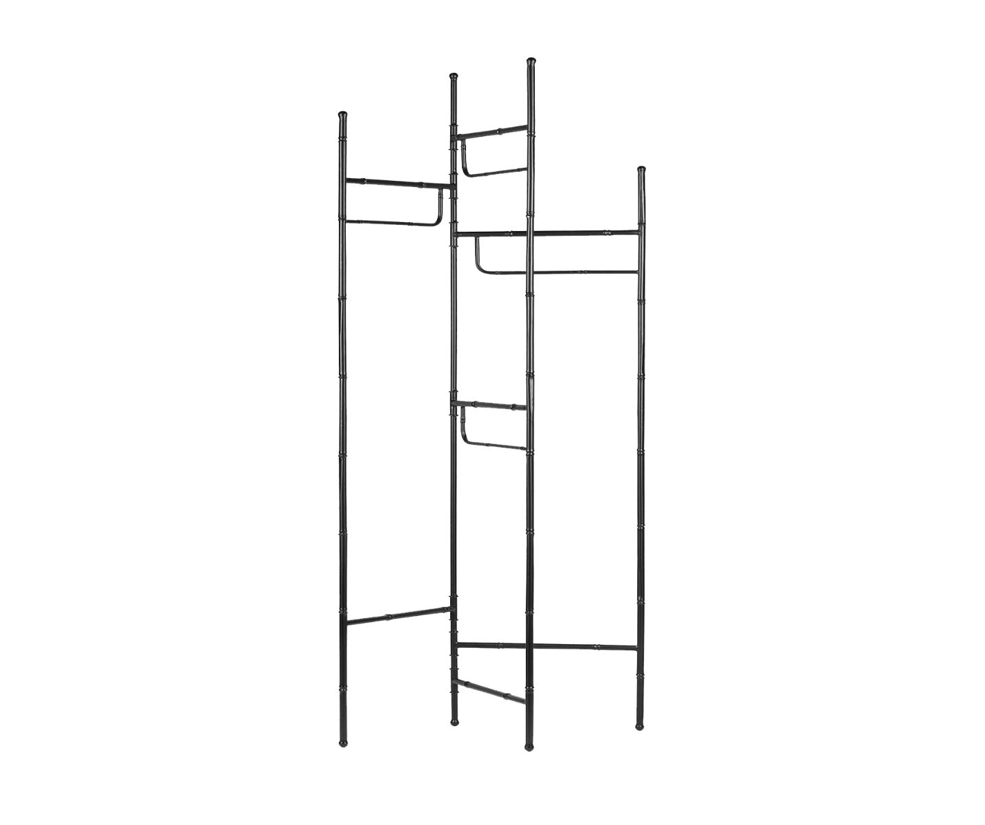 Appendiabiti pieghevole in metallo nero - 740453