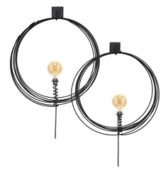 Lampada Cerchio : Applique da parete in ferro  - CONFIG0048