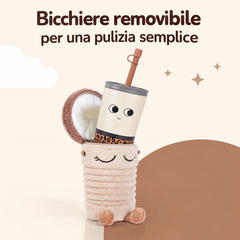 Asobu Brewster the Buzz Fuzzie – Tazza Termica 360 ml con Peluche e Tracolla