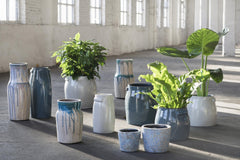 Vaso di terracotta Drops Alto Blu: vasi design Serax - B4917541