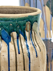 Vaso di terracotta Drops Low Blu: vasi design Serax - B4917539
