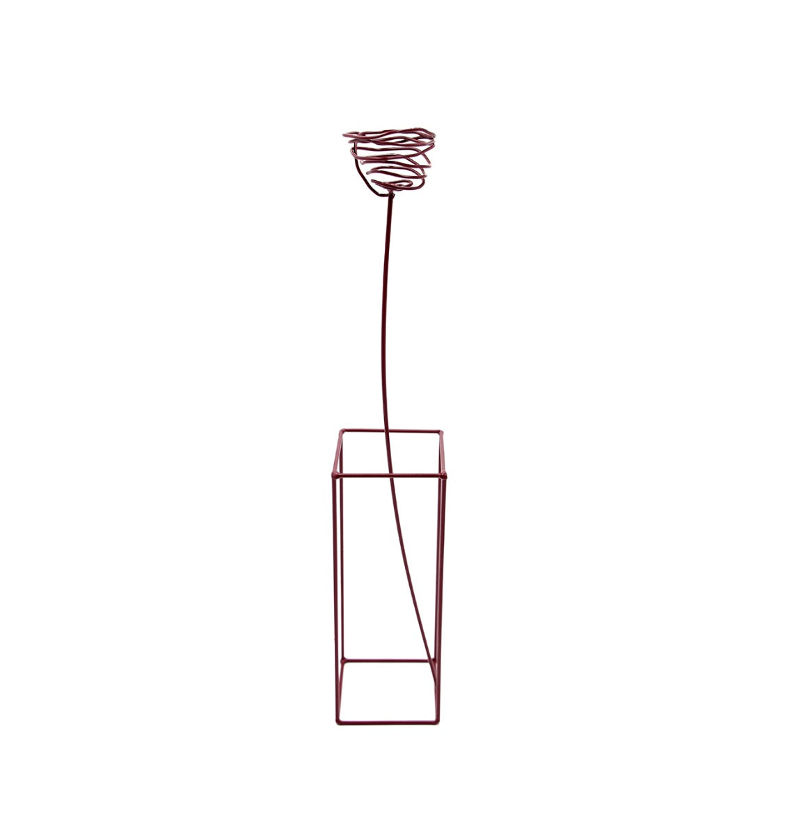 Ciuriddu Alto Bordeaux : Fiore in metallo design Antonino Sciortino - B7217113-bordeaux