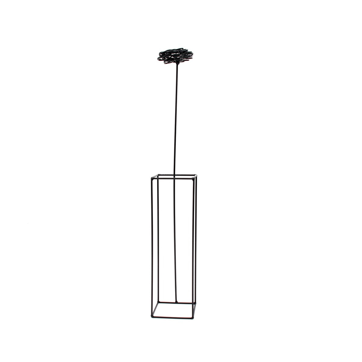 Ciuriddu Alto Nero Mod.1 : Fiore in metallo design Antonino Sciortino - B7217113-nero1