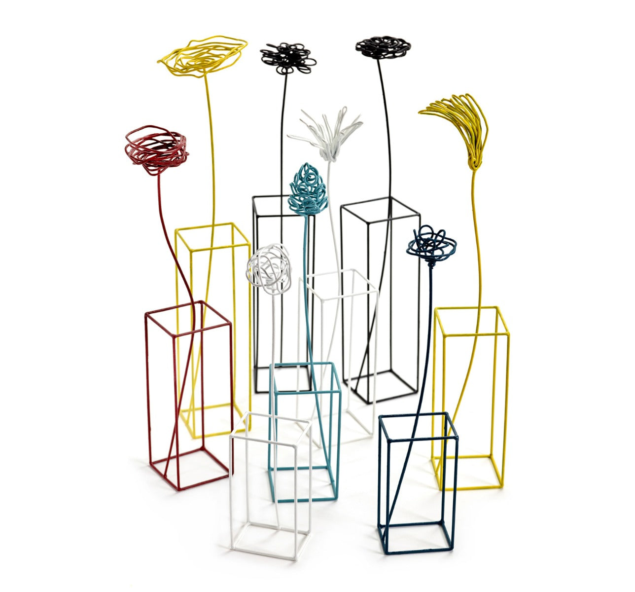 Ciuriddu Alto : Fiore in metallo stilizzato design Antonino Sciortino - CONFIG0188