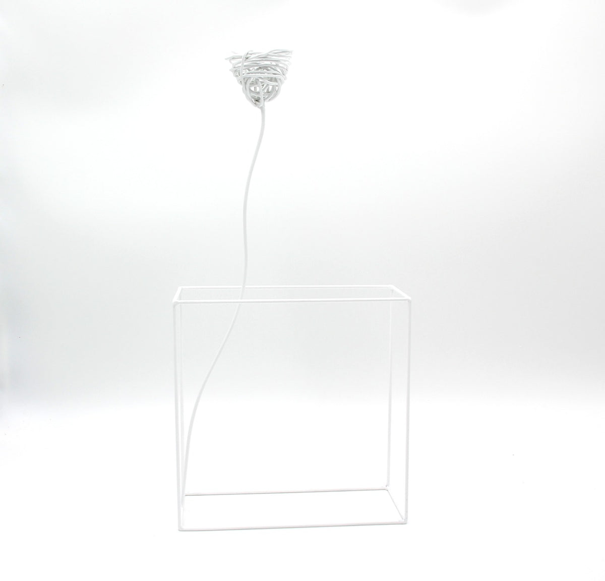 Ciuriddu Rettangolare Bianco : Fiore in metallo design Antonino Sciortino - B7217114-bianco