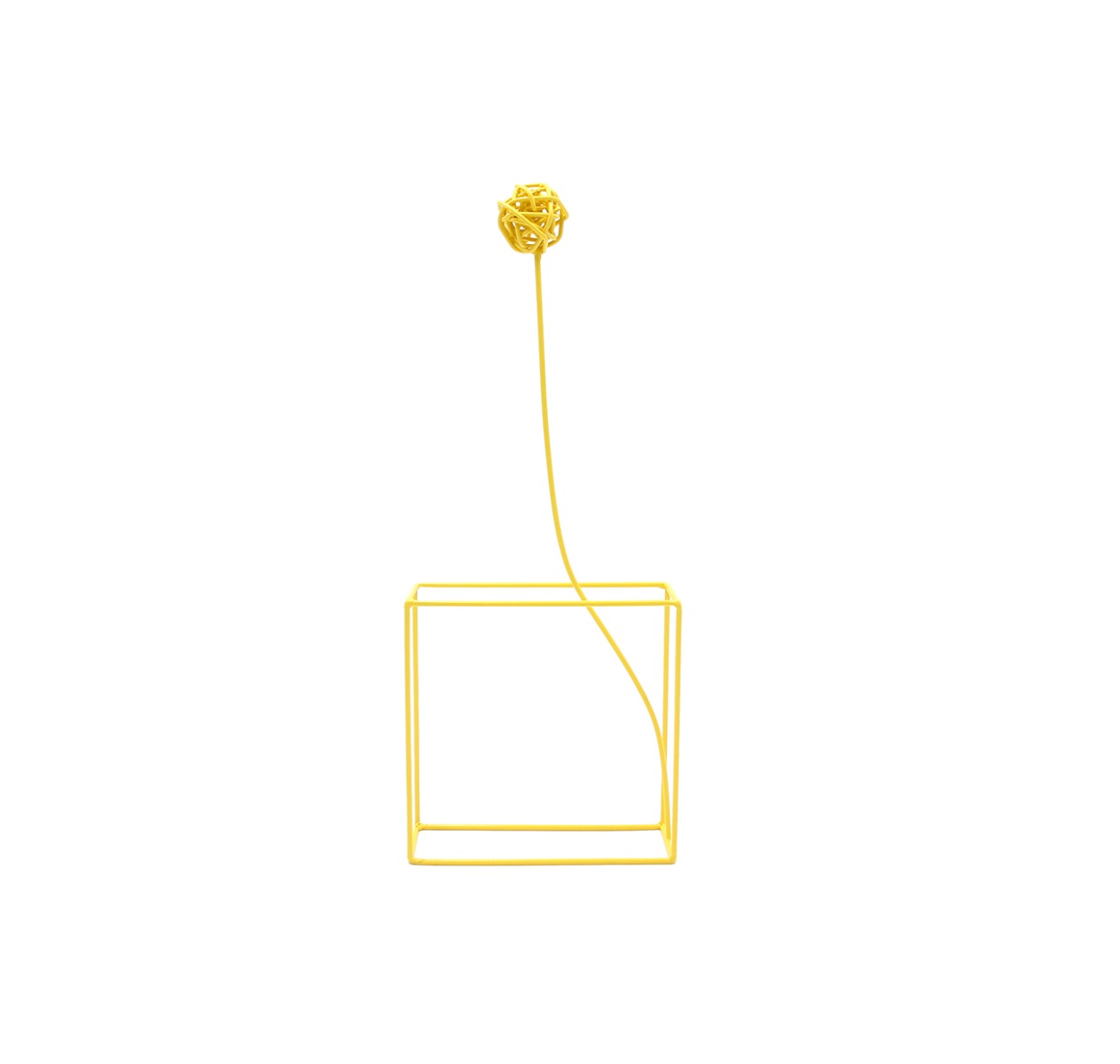 Ciuriddu Rettangolare Giallo : Fiore in metallo design Antonino Sciortino - B7217114-giallo