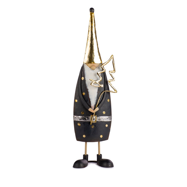 Babbo Natale in Metallo con Albero - 1236328
