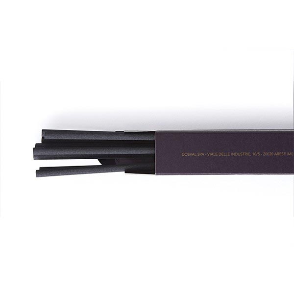 Legni in Fibra Nera H28 CM per diffusori Locherber Milano (250ml) 8Pz - 410181