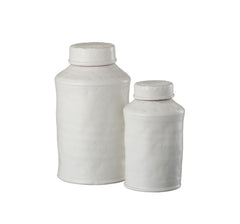 Barattolo di Terracotta Bianco  - CONFIG0005