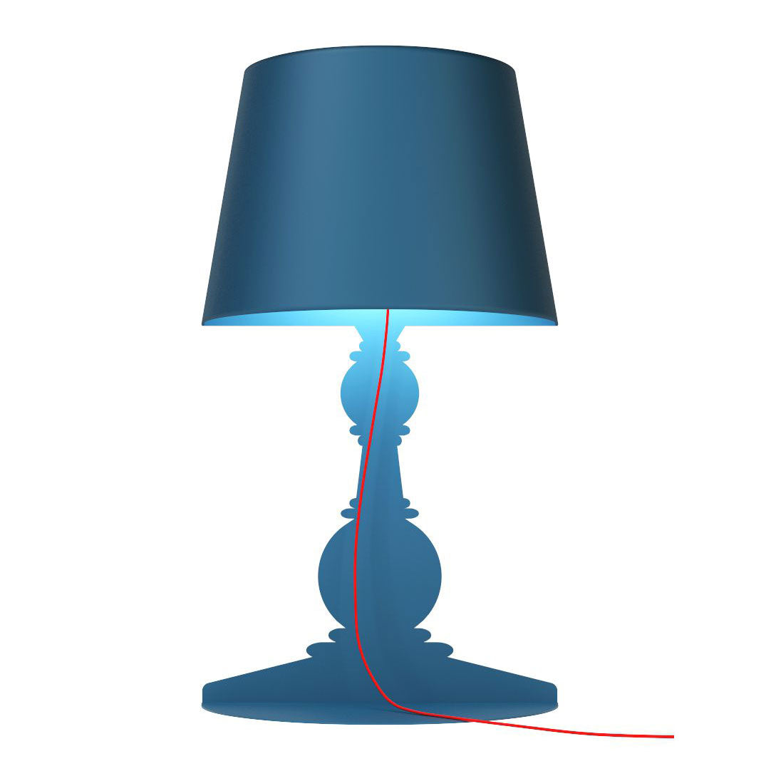 Barock Wall 180° L Blu Lampada Da Parete Con Ripiano Youmeand | Lampade di Design Made in Italy  - 1000092