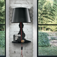 Barock Wall 180° L Lampada Da Parete Con Ripiano Youmeand | Lampade di Design Made in Italy  - CONFIG0446