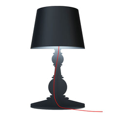 Barock Wall 180° L Black Lampada Da Parete Con Ripiano Youmeand | Lampade di Design Made in Italy  - 1000090