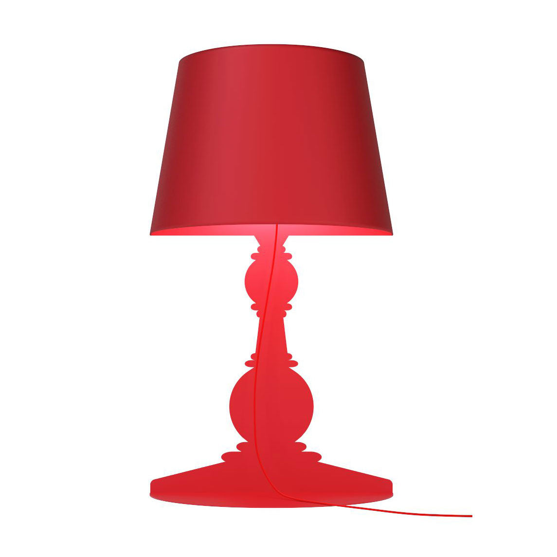 Barock Wall 180° L Red Lampada Da Parete Con Ripiano Youmeand | Lampade di Design Made in Italy  - 1000094