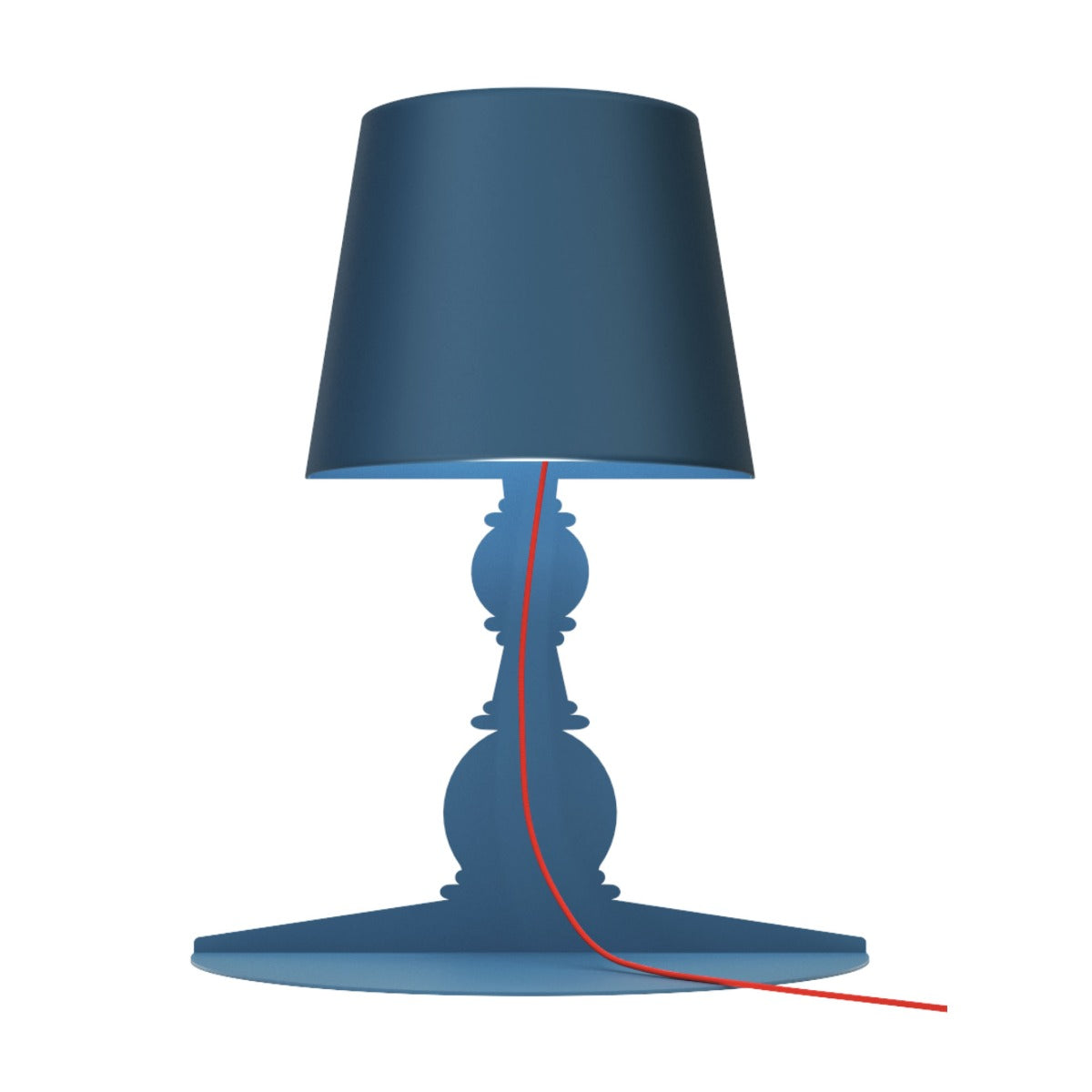 Barock Wall 180° S Blu Lampada Da Parete Con Ripiano Youmeand | Lampade di Design Made in Italy  - DW180SCB