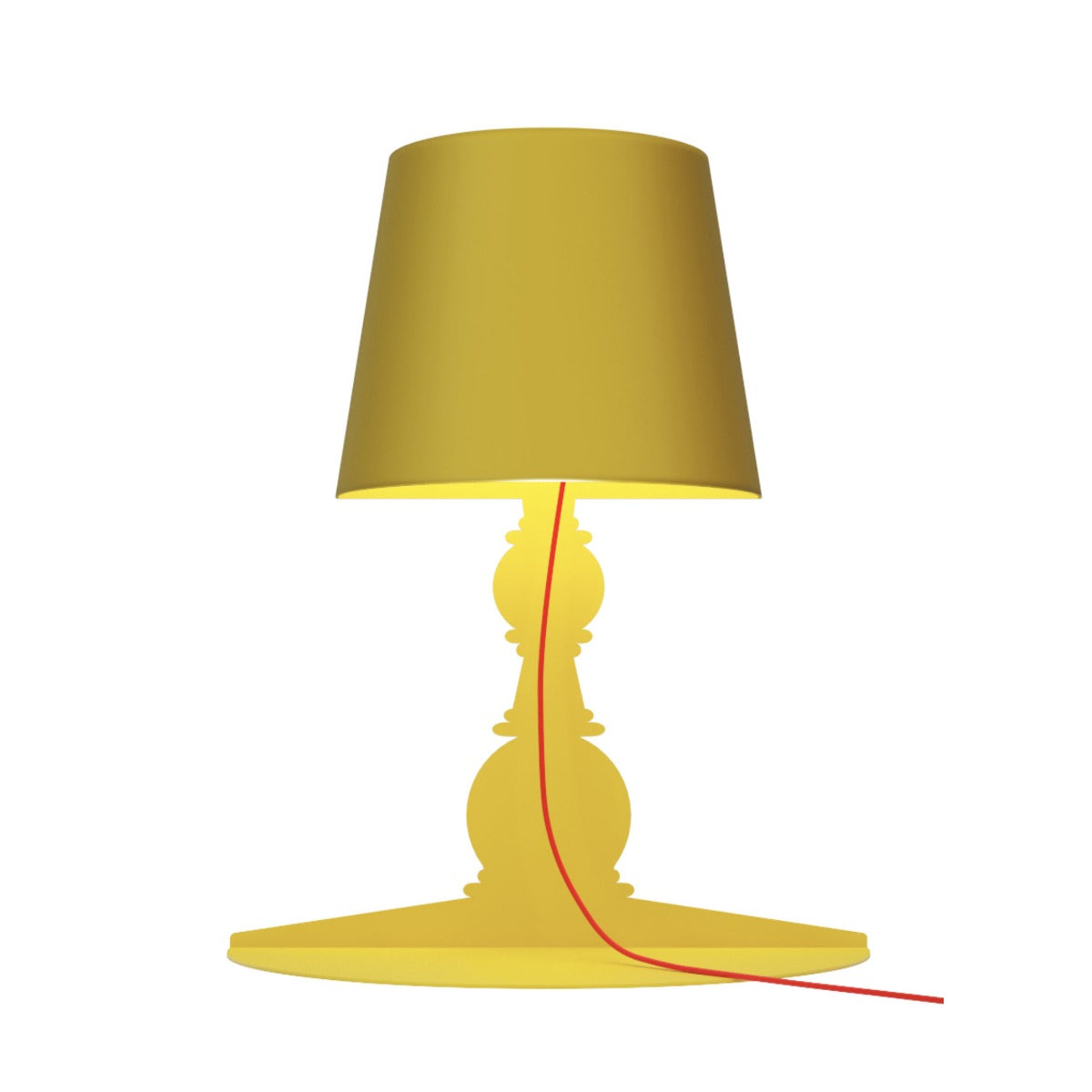 Barock Wall 180° S Yellow Lampada Da Parete Con Ripiano Youmeand | Lampade di Design Made in Italy  - DW180SY