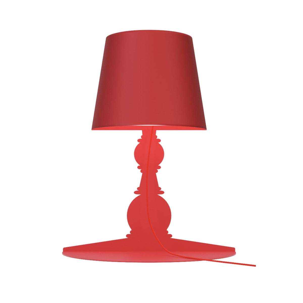 Barock Wall 180° S Red Lampada Da Parete Con Ripiano Youmeand | Lampade di Design Made in Italy  - DW180SR