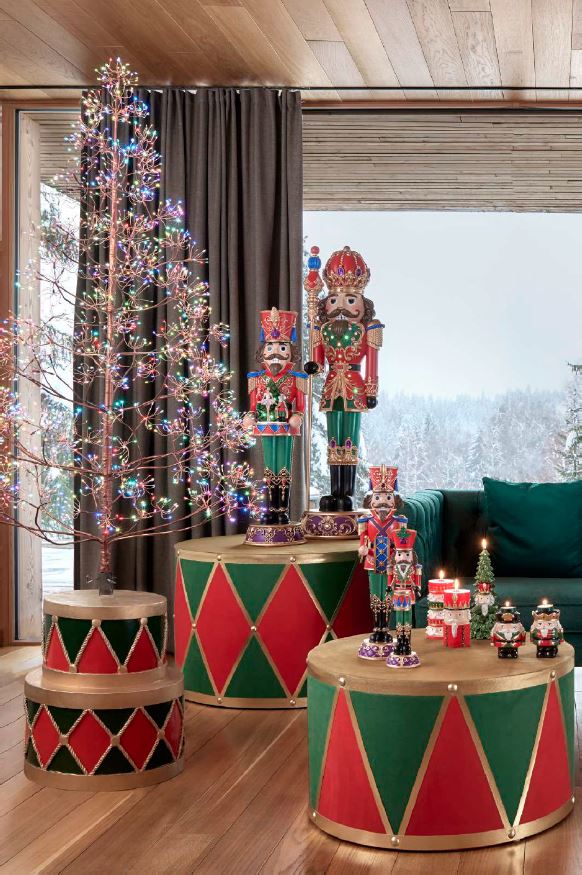Base Tamburo per Albero di Natale H49 X D45 | Base per albero di Natale Designed by EDG - 686033