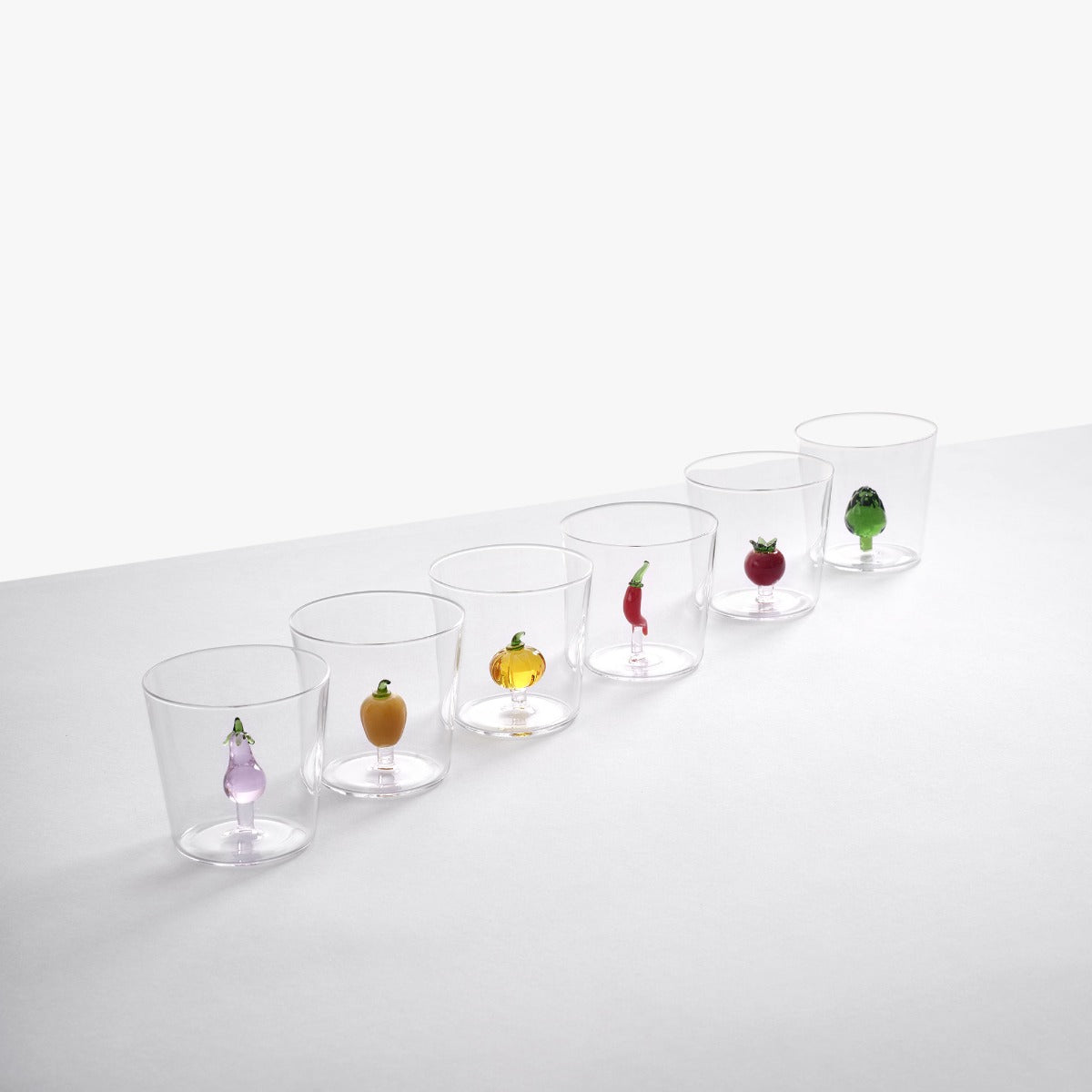 Ichendorf Milano Tumbler Azzurro Collezione Tap - Bicchiere In Vetro Borosilicato Fatto A Mano - 28 Cl