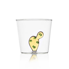 Ichendorf Milano Bicchiere Tumbler Cactus Ambra Collezione Desert Plants - 09352101