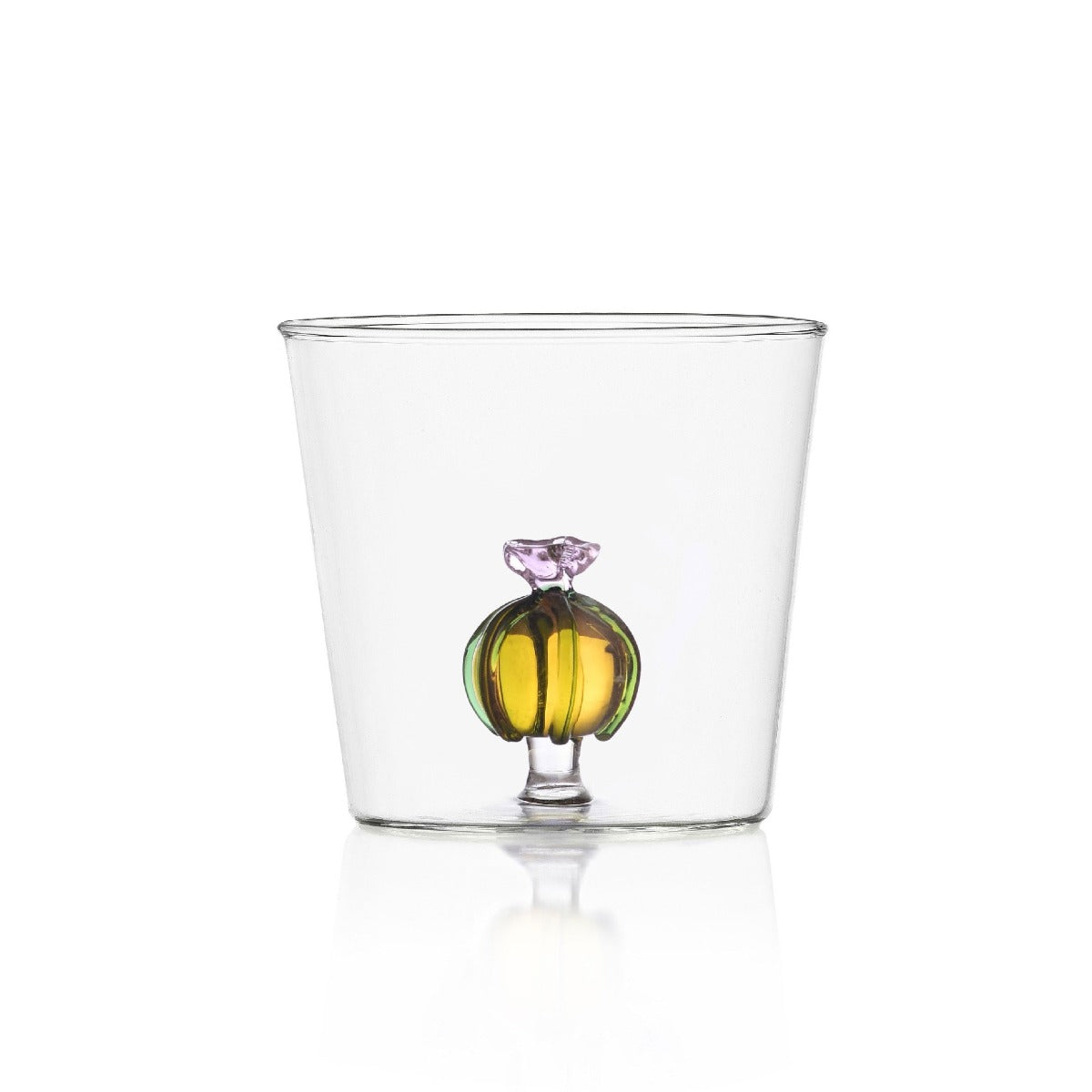 Ichendorf Milano Bicchiere Tumbler Cactus Con Fiore Rosa Collezione Desert Plants - 09352102
