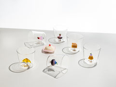Bicchiere Tumbler Charlotte con Lampone Collezione Patisserie - Ichendorf Milano