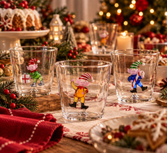 Bicchiere tumbler Elfo Ambra Christmas Tales Ichendorf Milano ambientato