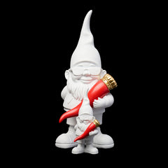 Statuetta In Poliresina Nano Bernardo Lucky Bianco H29 Cm - NANO291090