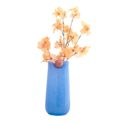 Vaso Bolita L Azzurro con Pallina Rosa | Vasi di Design in Vetro Colorato - PT4154LB